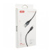 XO Дата кабель USB 2.0 AM to Lightning 1.0m 2A zinc alloy black XO (NB138-L-1-BK)