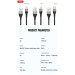 XO Дата кабель USB 2.0 AM to Lightning 1.0m 2.4A double-side grey XO (NB188-L-1-GR)