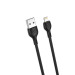 XO Дата кабель USB 2.0 AM to Lightning 2.0m 2.1A black XO (NB200-L2-BK)