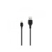 XO Дата кабель USB 2.0 AM to Lightning 1.0m 2.1A black XO (NB36-L-1-BK)
