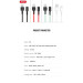 XO Дата кабель USB 2.0 AM to Lightning 1.0m 5A green XO (NB166-L-1-GR)