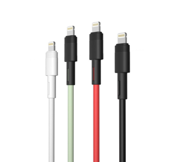 XO Дата кабель USB 2.0 AM to Lightning 1.0m 5A green XO (NB166-L-1-GR)