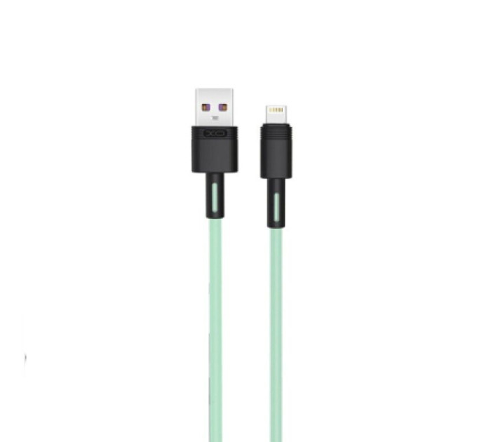XO Дата кабель USB 2.0 AM to Lightning 1.0m 5A green XO (NB166-L-1-GR)