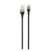 XO Дата кабель USB 2.0 AM to Micro 5P 1.0m 2.1A double-side black XO (NB188-M-1-BK)