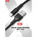 XO Дата кабель USB 2.0 AM to Micro 5P 1.0m 2.1A black XO (NB51-M-1-BK)