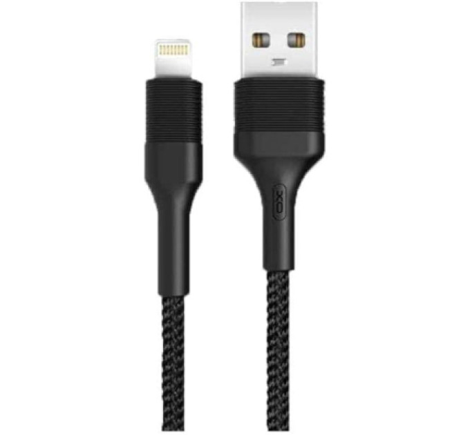 XO Дата кабель USB 2.0 AM to Micro 5P 1.0m 2.1A black XO (NB51-M-1-BK)