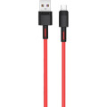 XO Дата кабель USB 2.0 AM to Micro 5P 1.0m 5A red XO (NB166-M-1-RD)