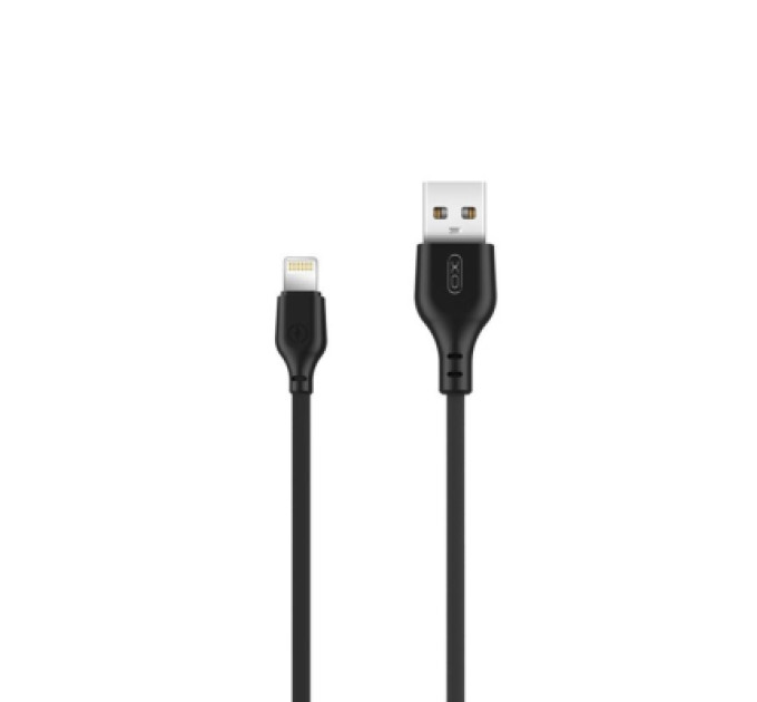 XO Дата кабель USB 2.0 AM to Lightning 2.0m 2.1A black XO (XO-NB-103-L-2-BK)