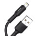 XO Дата кабель USB 2.0 AM to Lightning 1.0m 3A black XO (NB112-i-BK)