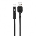 XO Дата кабель USB 2.0 AM to Micro 5P 1.0m 3A black XO (NB112-M-BK)