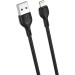 XO Дата кабель USB 2.0 AM to Lightning 1.0m 2.1A black XO (XO-NB200-L-1-BK)