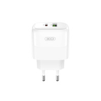 Зарядний пристрій XO 1xUSB QC3.0 + 1xUSB-C PD20W (XO-QC37)