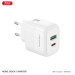 XO Зарядний пристрій XO 1xUSB QC3.0 + 1xUSB-C PD20W (XO-QC37)