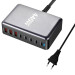 XoKo Зарядний пристрій XoKo 2xUSB-С PD100W + 3xUSB-С PD65W + 3xUSB QC18W 440W GaN (QC-400)