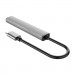 Orico Концентратор Orico Type-C to USB3.0, 2xUSB2.0, TF (AH-12F-GY-BP) (CA913541)