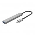 Orico Концентратор Orico Type-C to USB3.0, 3xUSB2.0 (AH-13-GY-BP) (CA913534)