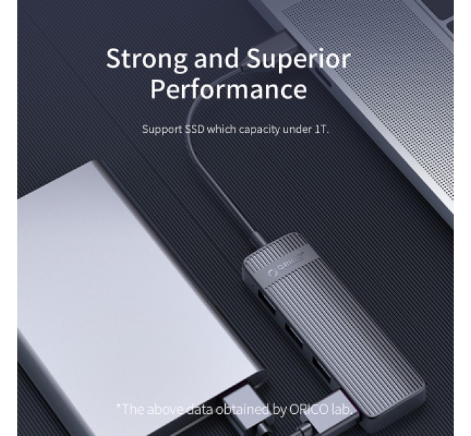Концентратор Orico USB 2.0 4 ports (FL02-WH-BP) (CA913527)