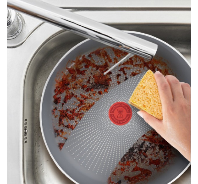 Сковорода Tefal Halo 28 см, алюміній, бакеліт, сірий (C3120653)