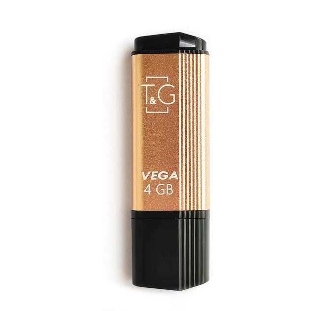 Флеш-накопичувач USB 4GB T&G 121 Vega Series Gold (TG121-4GBGD)