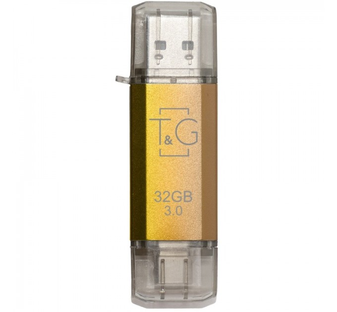 Флеш-накопичувач USB 3.0 16GB Type-C T&G 009 Star Series Gold (TG009TC-16GGD3)