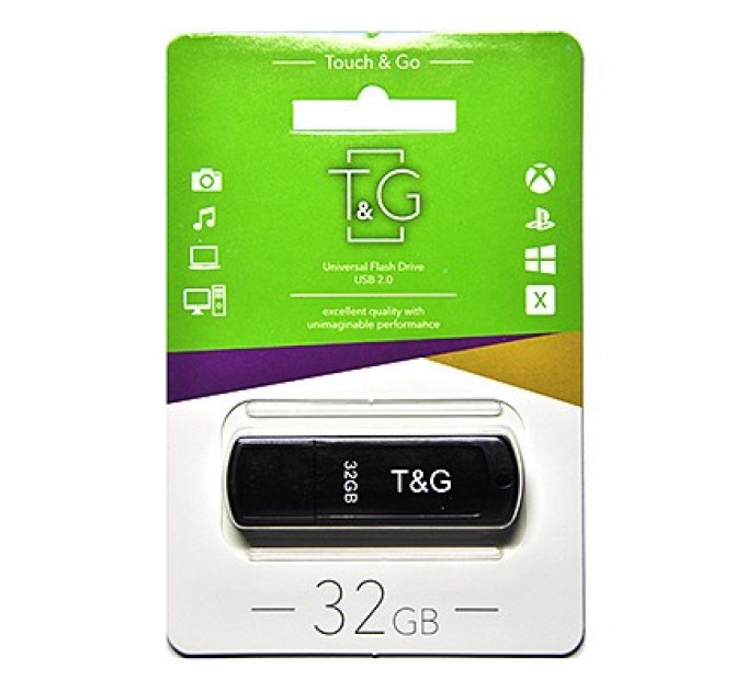 Флеш-накопичувач USB3.0 32GB T&G 011 Classic Series Black (TG011-32GB3BK)