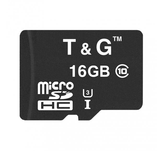 Карта пам`ятi MicroSDHC 16GB UHS-I U3 Class 10 T&G (TG-16GBSD10U3-00)