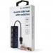 Gembird Концентратор Gembird USB 2.0 4 ports switch black (UHB-U2P4-05)