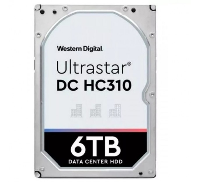 Накопичувач HDD 3.5" SATA 6.0TB WD Ultrastar DC HC310 7200rpm 256MB (HUS726T6TALE6L4)_Refurbished