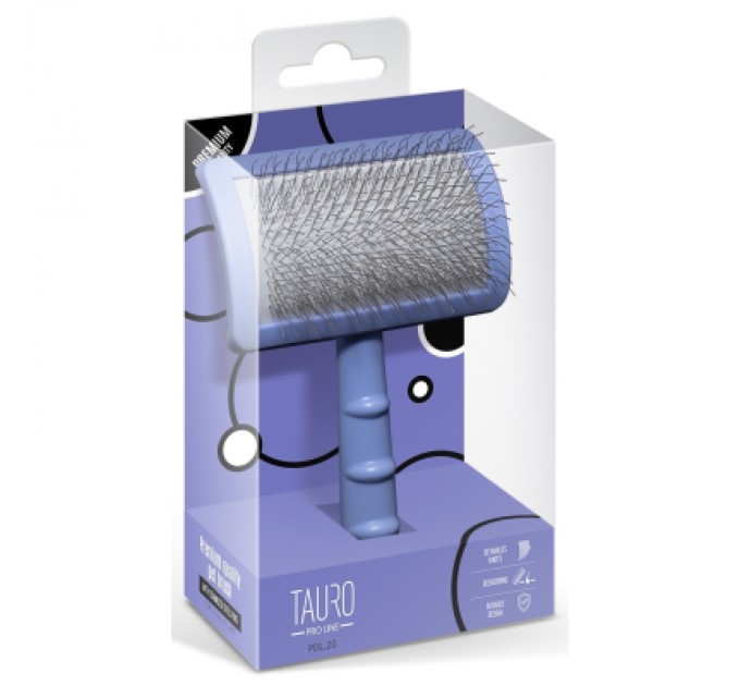 Гребінець для тварин Tauro Pro Line teeth 20 мм фіолетовий (TPLY63479)