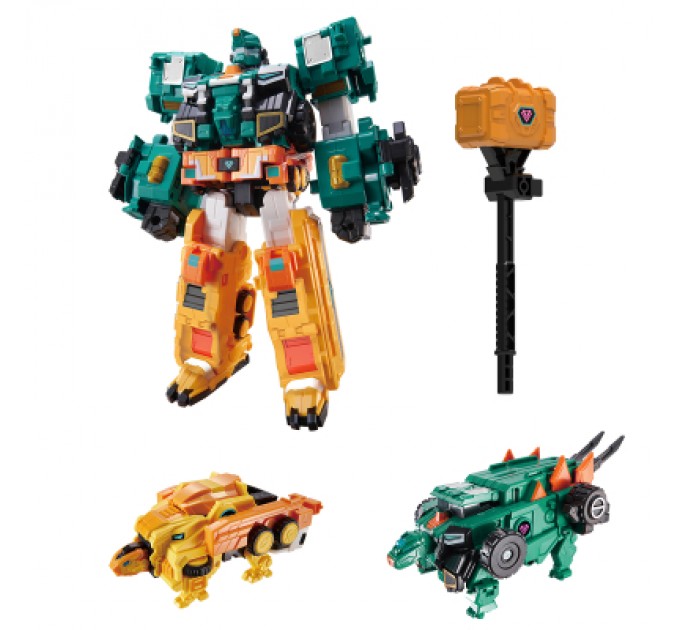 Трансформер Dinoster Стего Трон (2 машини, динозаври) (EU580804)