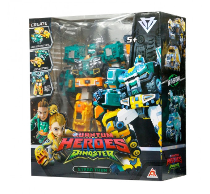 Трансформер Dinoster Стего Трон (2 машини, динозаври) (EU580804)