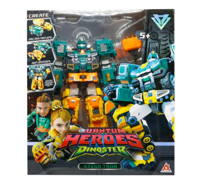 Трансформер Dinoster Стего Трон (2 машини, динозаври) (EU580804)