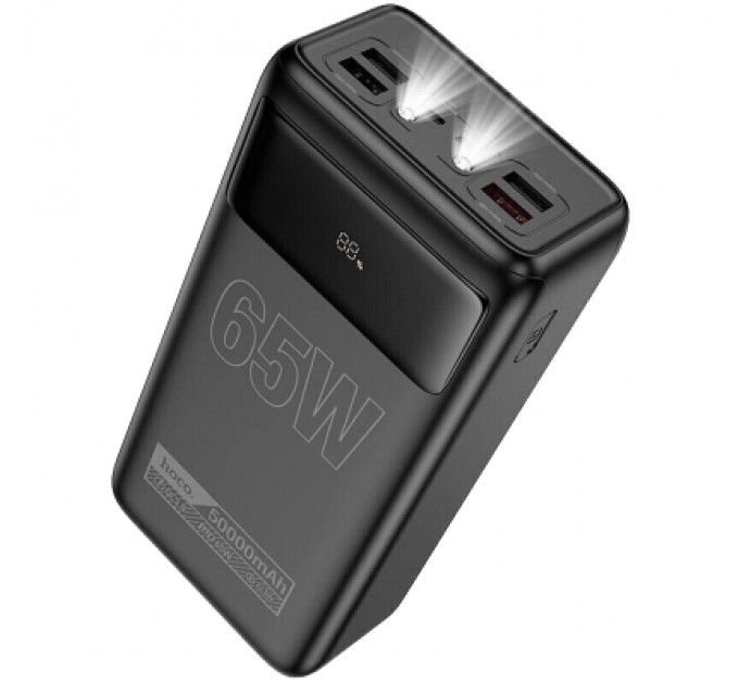 Батарея універсальна HOCO 50000mAh Apollo PD/65W QC/3.0 Black (DB81A / 714725)