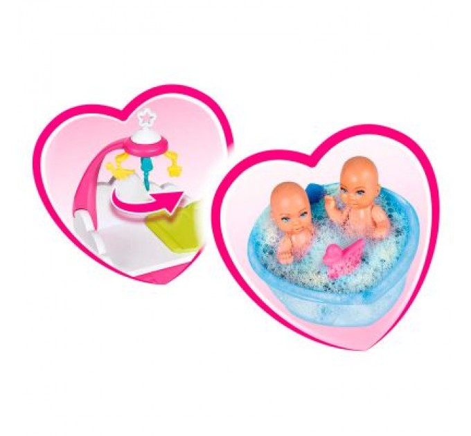 Лялька Simba Штеффі Вагітна двійнятами з немовлятами та аксесуари (5733333)