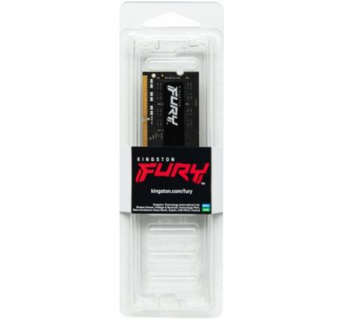 Модуль пам'яті для ноутбука SoDIMM DDR4 8GB 2666 MHz Fury Impact Kingston Fury (ex.HyperX) (KF426S15IB/8)