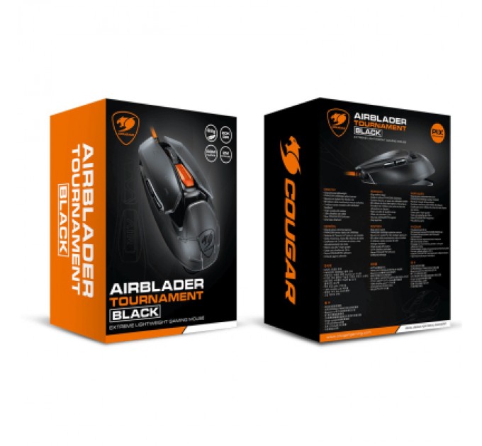 Cougar Мишка Cougar AirBlader Tournament USB Black (AirBlader Tournament Black)