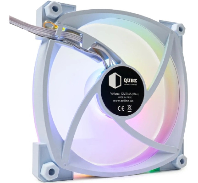 Qube Кулер до корпусу Qube M55-1 White
