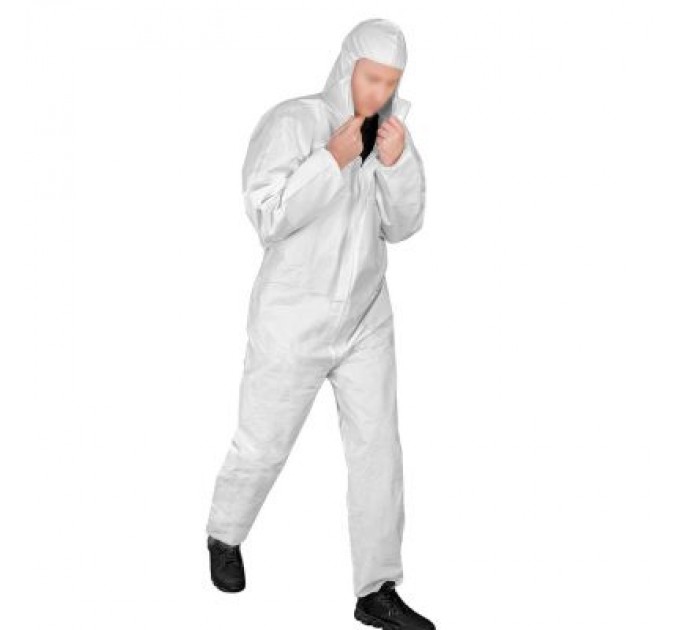 Костюм робочий Neo Tools захисний, матеріал поліпропілен, щільність 65 г/м2, XL, білий (81-851-XL)