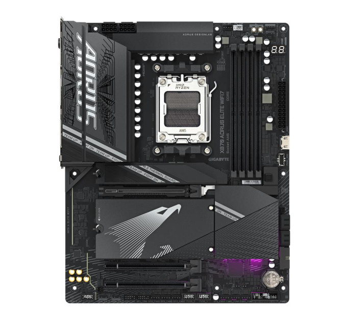 GIGABYTE Материнська плата AMD X870 SAM5 ATX X870 A ELITE WIFI7 GIGABYTE