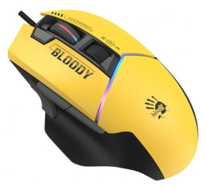 A4Tech Мишка A4Tech Bloody W95 Ultra USB Yellow/Black (4711421002318)
