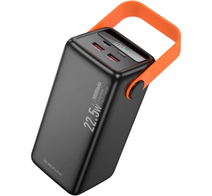 BOROFONE Батарея універсальна BOROFONE 50000mAh BJ66A Magnifico 22.5W PD/20W Black (6941991115158)