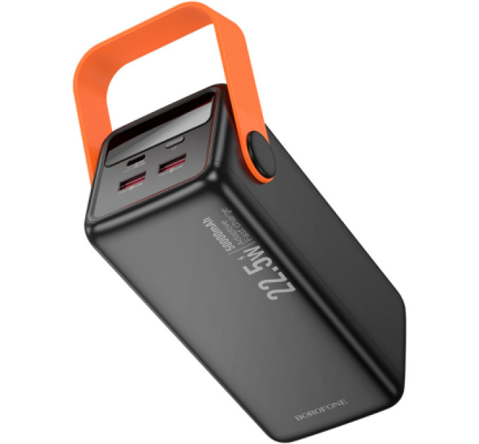 BOROFONE Батарея універсальна BOROFONE 50000mAh BJ66A Magnifico 22.5W PD/20W Black (6941991115158)