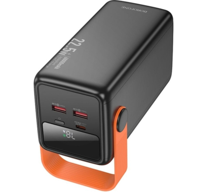 BOROFONE Батарея універсальна BOROFONE 60000mAh BJ66B Magnifico 22.5W PD/20W Black (6941991115165)