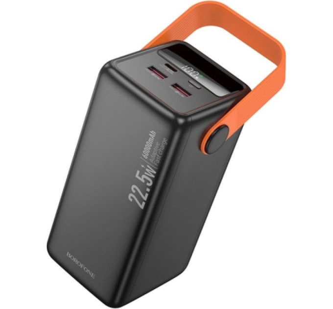 BOROFONE Батарея універсальна BOROFONE 60000mAh BJ66B Magnifico 22.5W PD/20W Black (6941991115165)