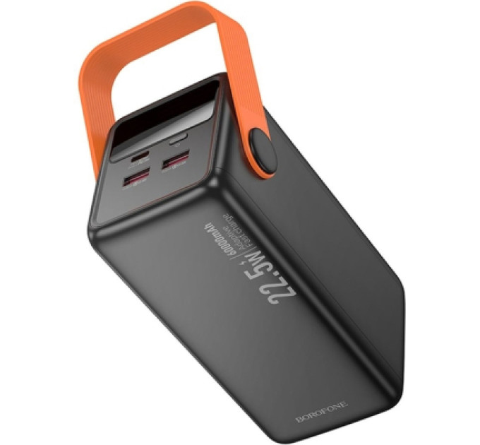BOROFONE Батарея універсальна BOROFONE 60000mAh BJ66B Magnifico 22.5W PD/20W Black (6941991115165)