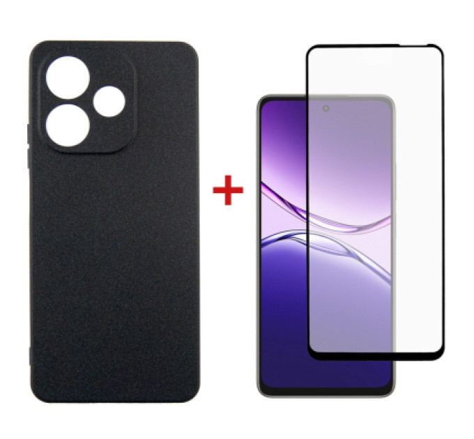 Dengos Чохол до мобільного телефона Dengos Oppo A5 Pro Case Carbon + Glass (Black) (DG-KM-150)