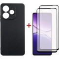 Dengos Чохол до мобільного телефона Dengos Oppo A5 Pro Case Soft + 2 Glass (Black) (DG-CTG2P-22)