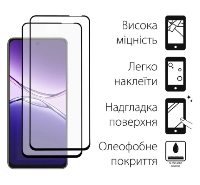 Dengos Чохол до мобільного телефона Dengos Oppo A5 Pro Case Soft + 2 Glass (Black) (DG-CTG2P-22)
