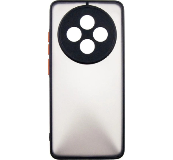 Dengos Чохол до мобільного телефона Dengos Oppo Reno 12F 4G Case Matte + 2 Glass (Black) (DG-CTG2P-19)
