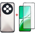 Dengos Чохол до мобільного телефона Dengos Oppo Reno12 F 4G Case Matte + Glass (Black) (DG-KM-157)
